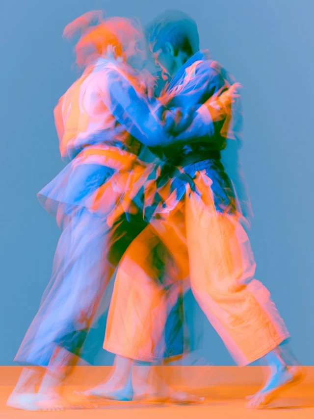 Judo Training Illustration