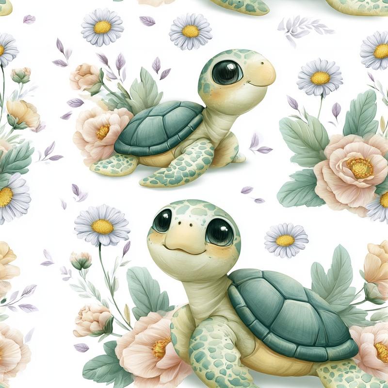 Baby Turtle Pattern