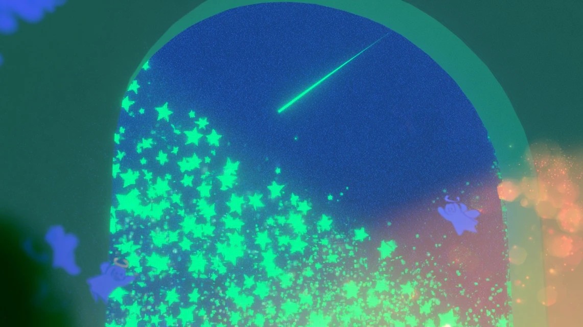 Window to a Dreamy Night Sky