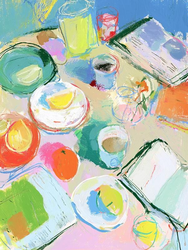 Breakfast Table Scene