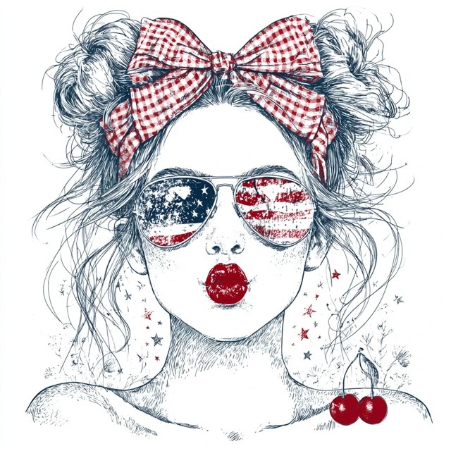 Vintage Americana Girl