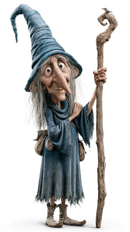 Old Witch Portrait