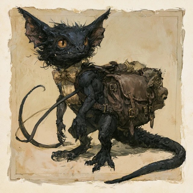 Small Black Kobold
