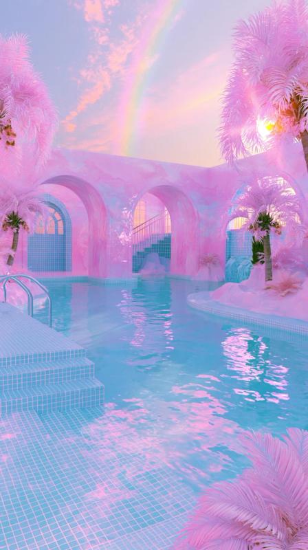 Dreamcore Pool Scene