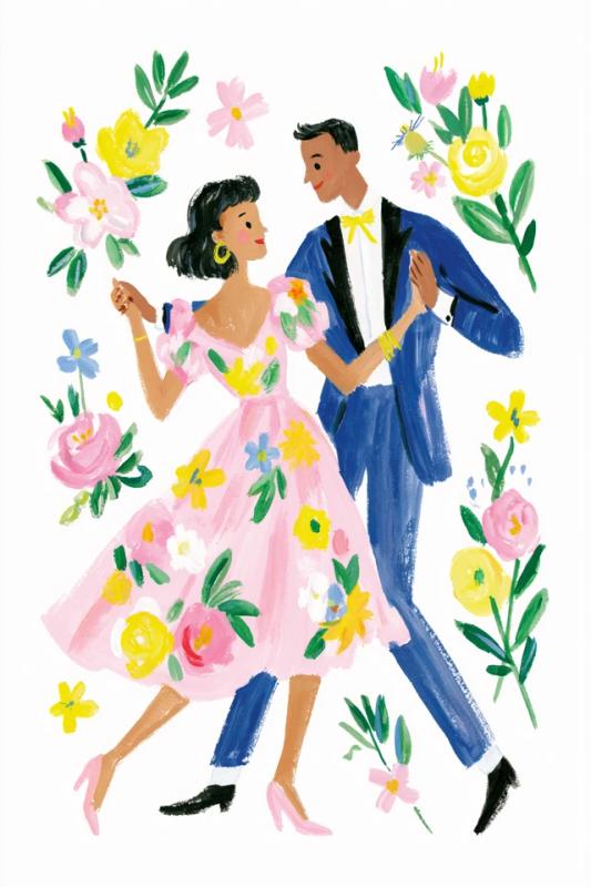 Romantic Gesture Illustration
