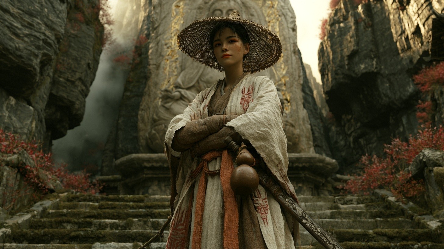 Elegant Ancient Swordswoman