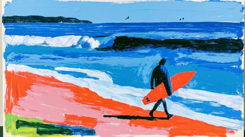 Surfing and Beach