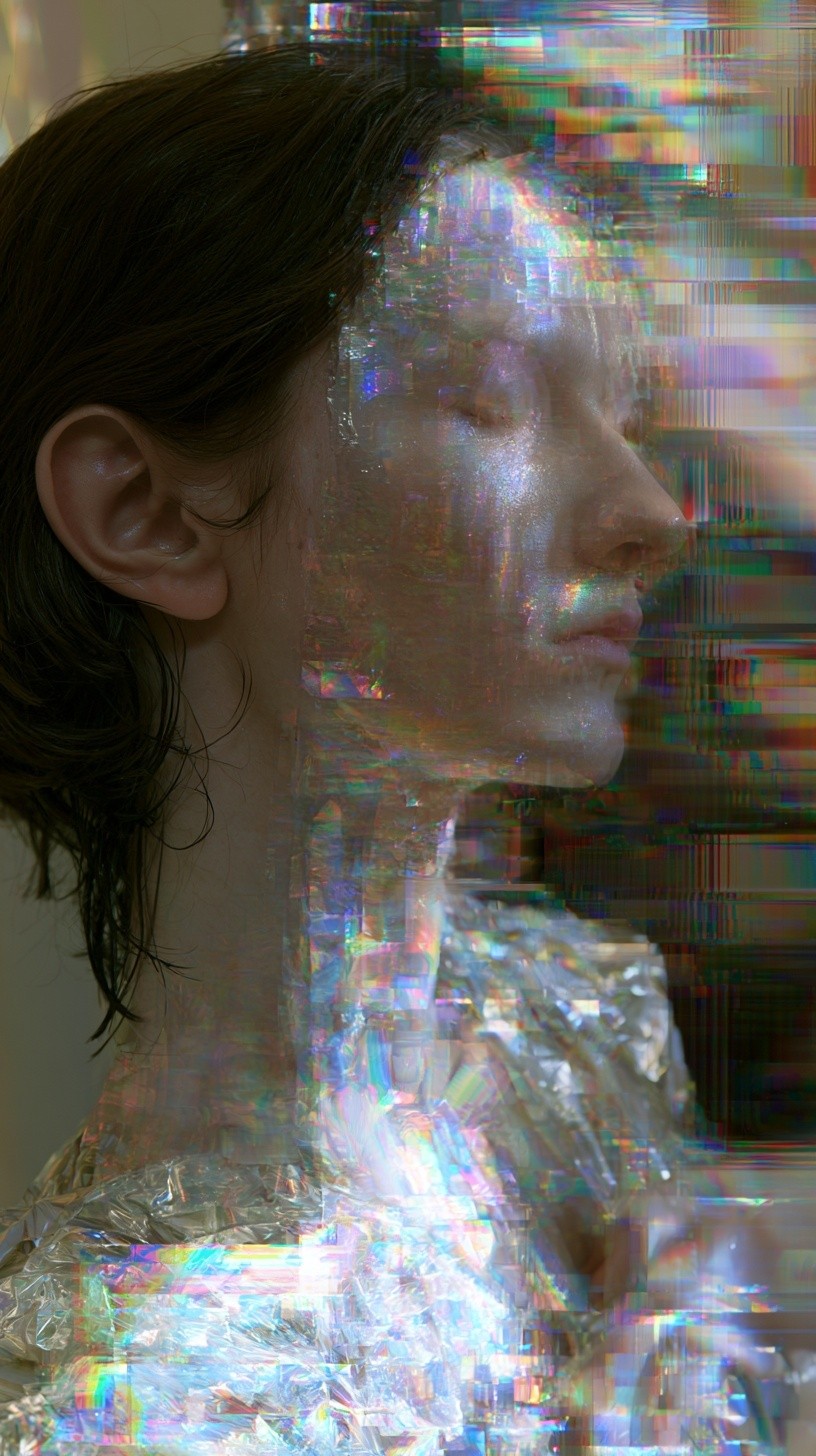 Digital Glitch Portrait