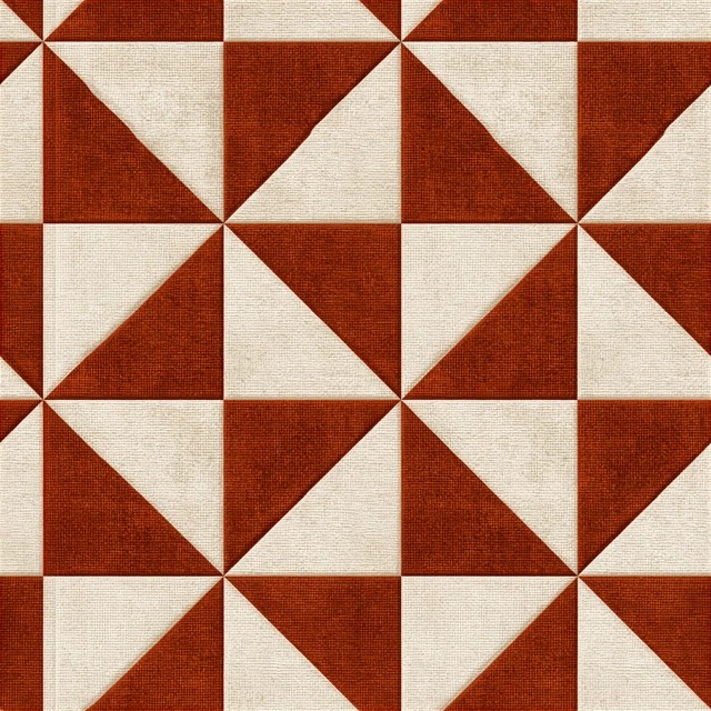 Modern Geometric Pinwheel Pattern