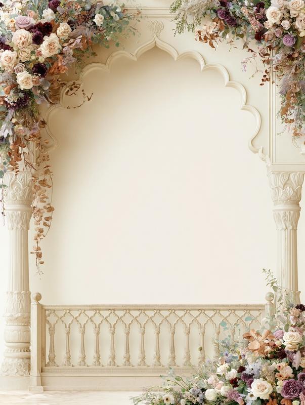 Luxury Indian Wedding Backdrop