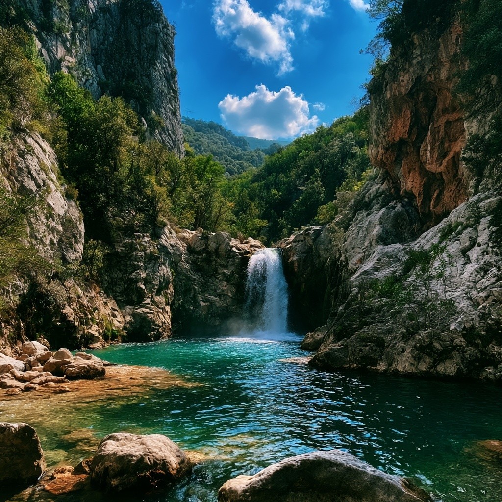 Landscape in a Gorge
