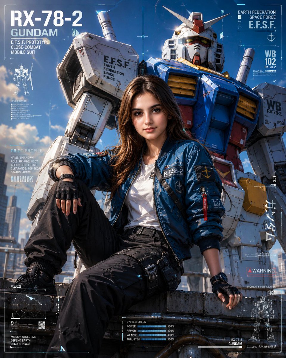 RX-78-2 屋顶飞行员时尚大片