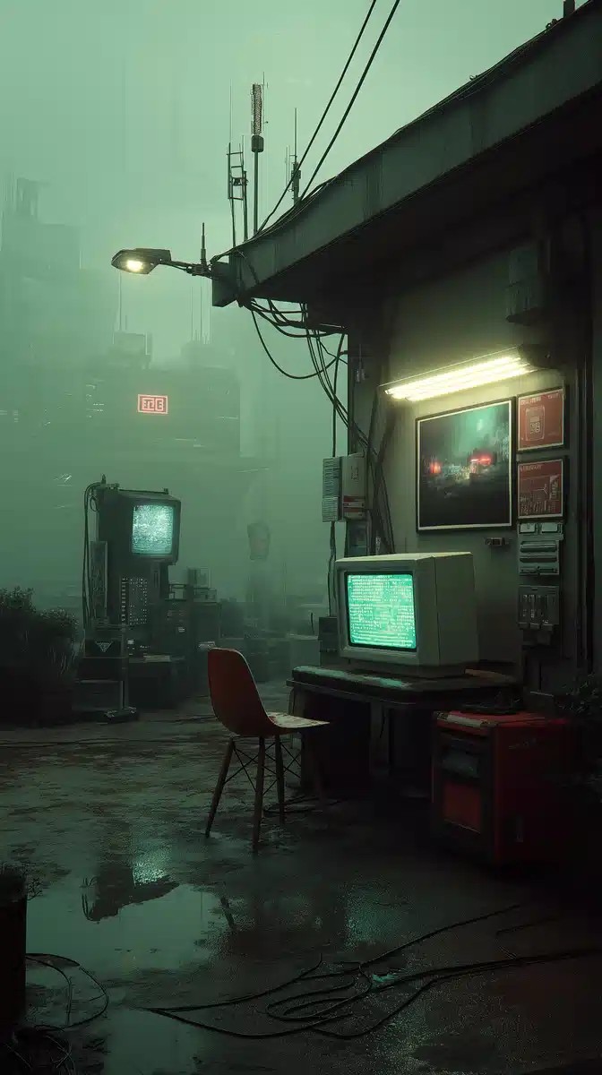 Vintage Computer Room Chaos