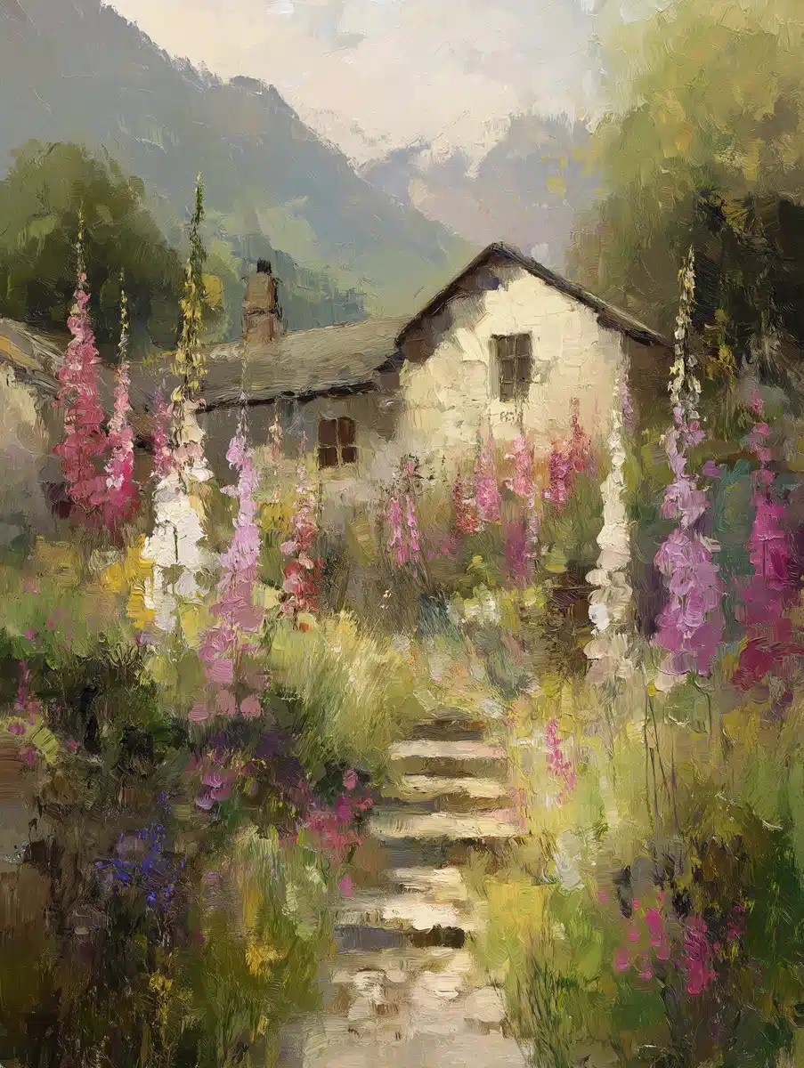 Textured Path to Garden