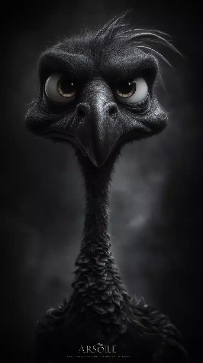 3D Pixar Bird Character