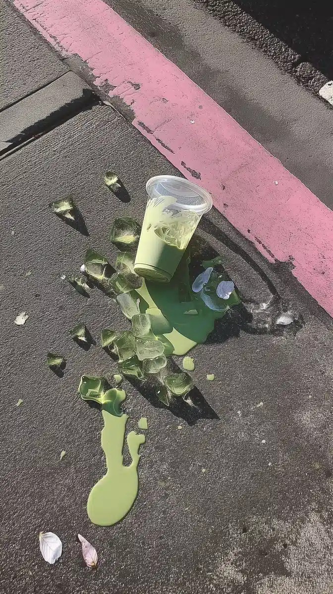 Spilled Matcha Latte Urban