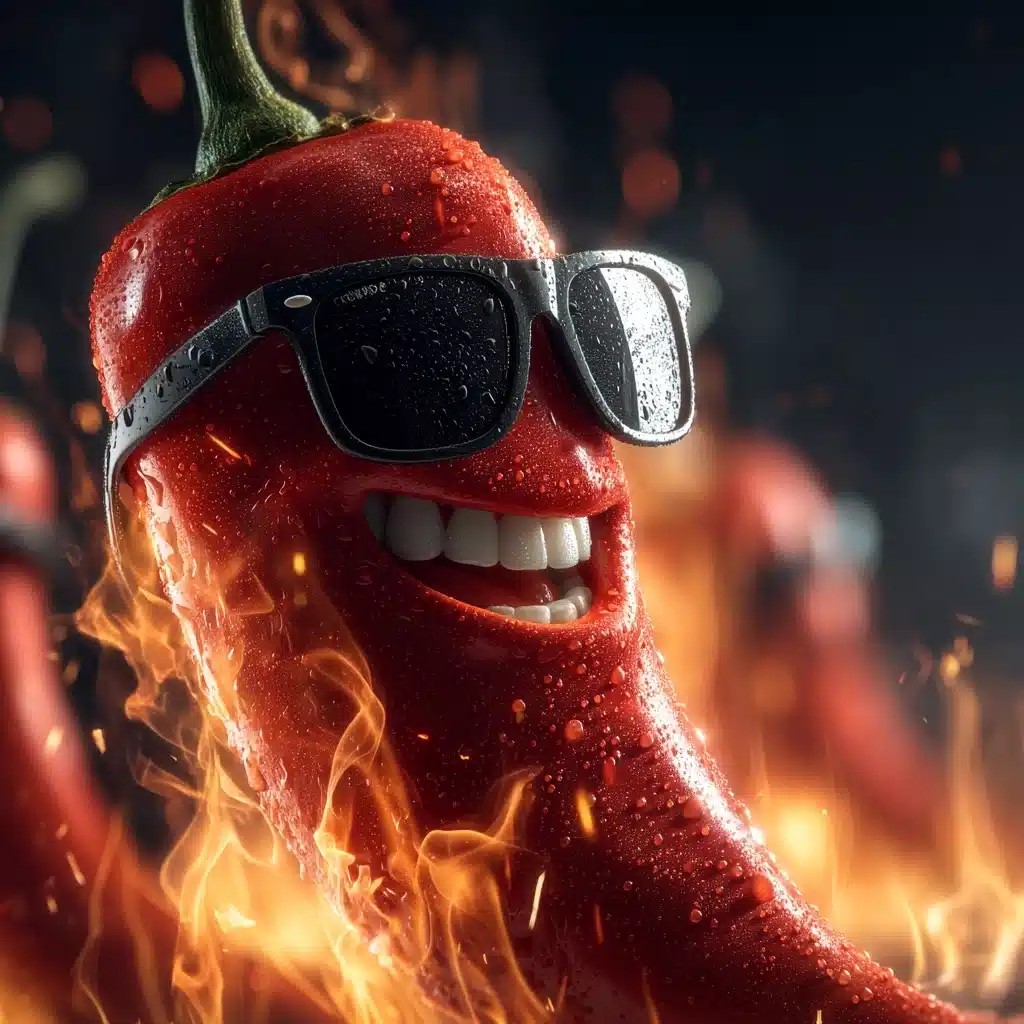 Anthropomorphic Chili Pepper Portrait