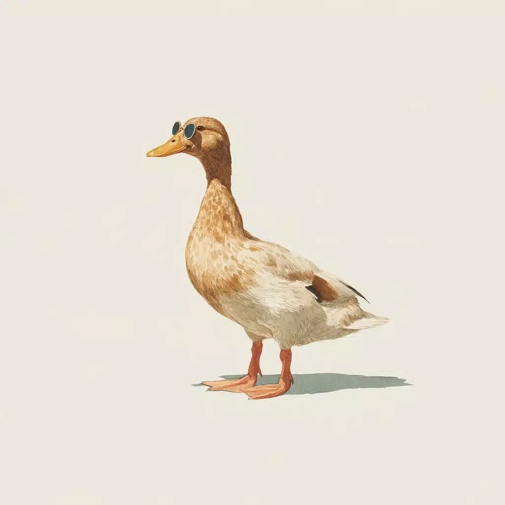 Watercolor Baby Duck Sunglasses