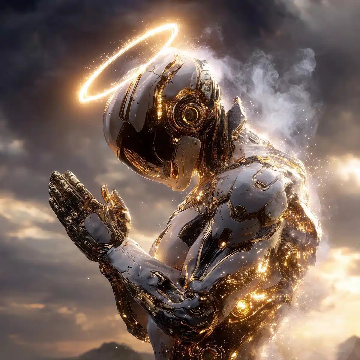 Angelic Robot on Mount Cutlass