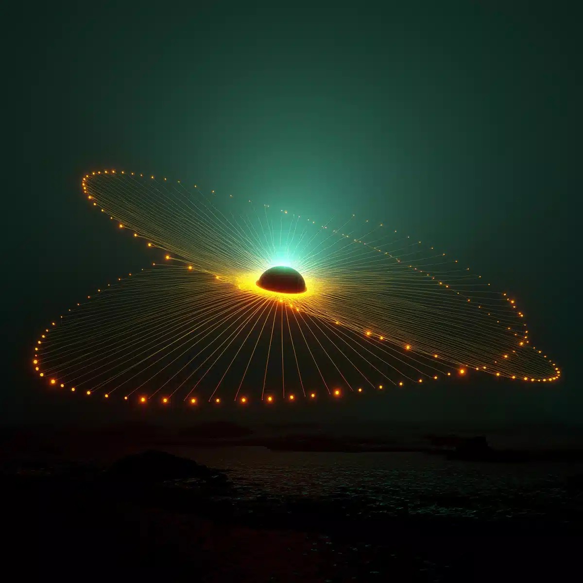 Abstract Energy Field Visualization