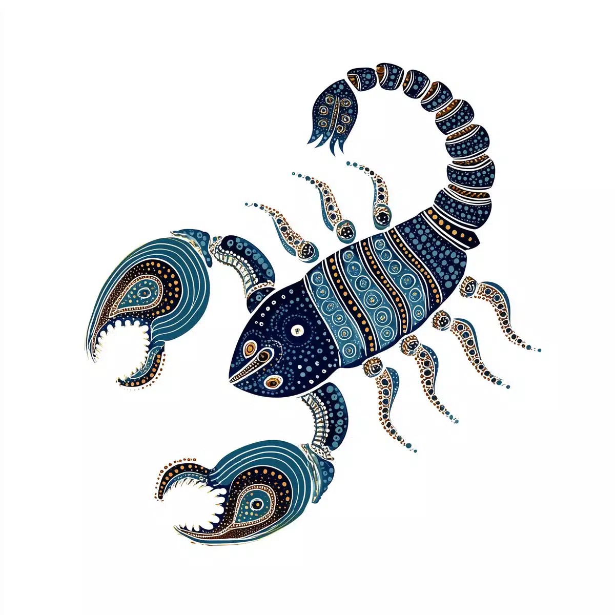 Gond Scorpio Vector Design