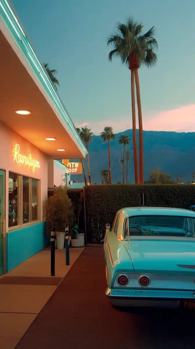 1960s Diner with Neon