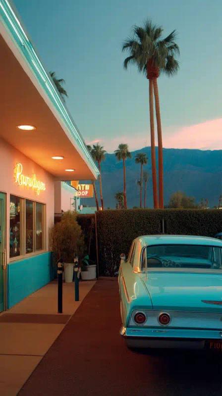 1960s Diner with Neon