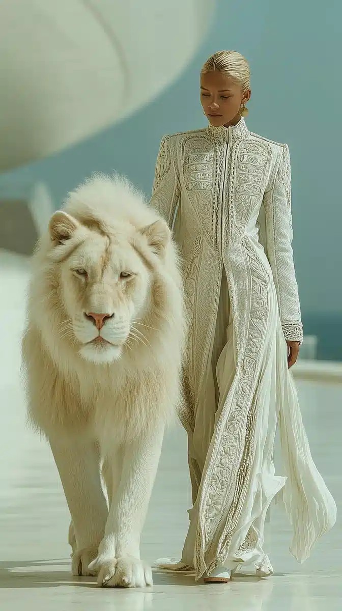 Photorealistic Model with Lion