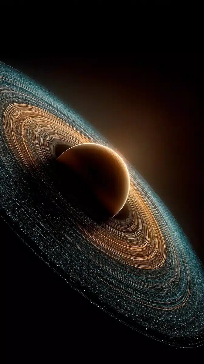 Minimalist Planet with Dust Rings