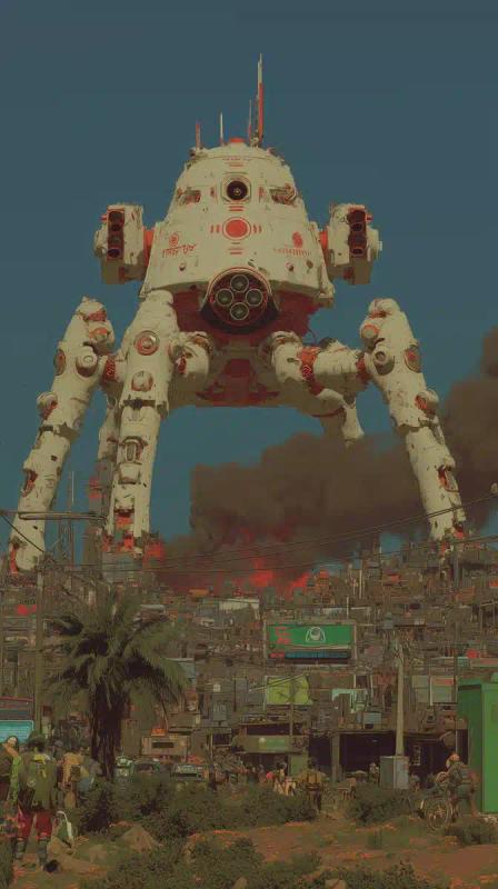 Hyper-Realistic Martian Machine
