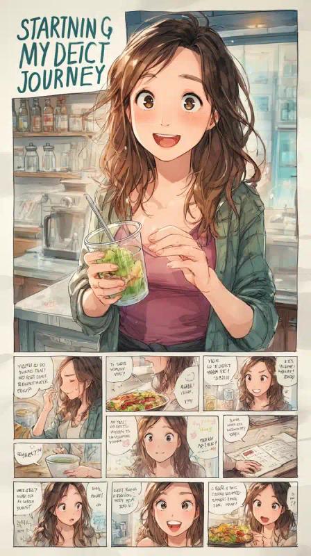 Cute Anime Diet Journey