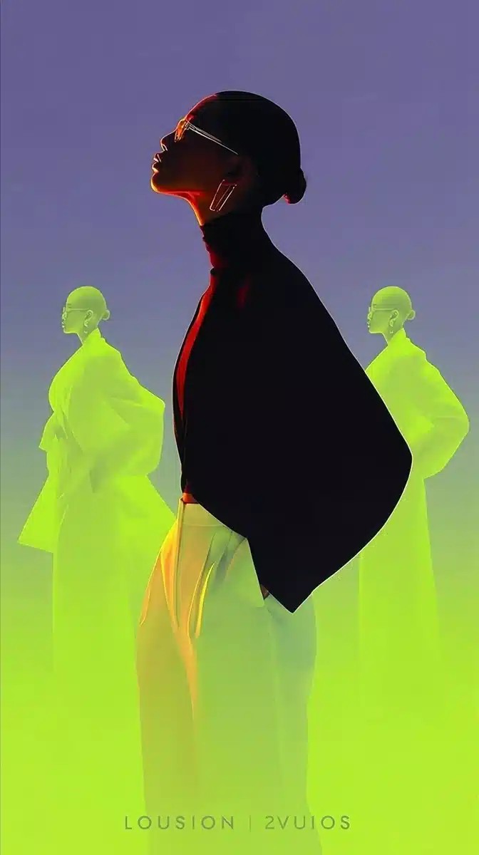 Minimalist Portrait of Models