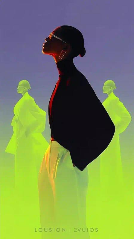 Minimalist Portrait of Models