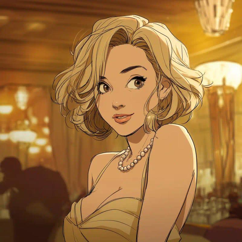 Elegant Singer in Jazz Club