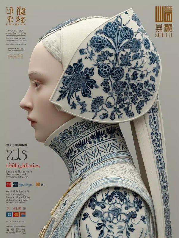 Surreal Model with Ceramics