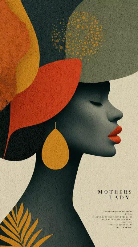 Contemporary Mothers Day Poster