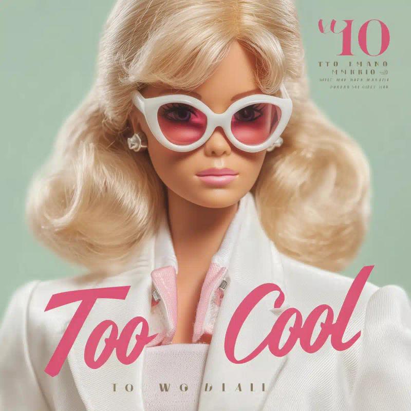 Stylized Barbie in Miami