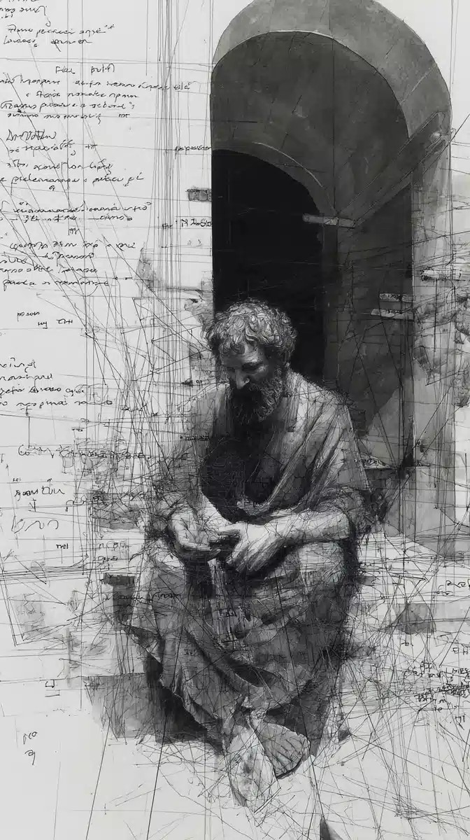 Apostle Peter Sketch Study