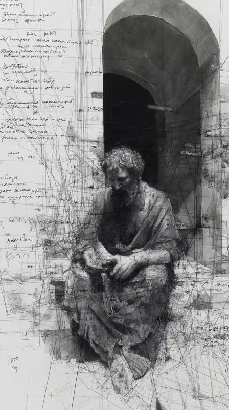 Apostle Peter Sketch Study