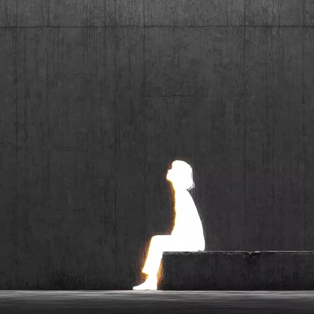 Minimalist Girl Silhouette