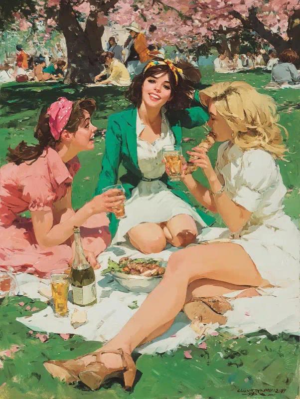 Picnic Invitation with Kebab