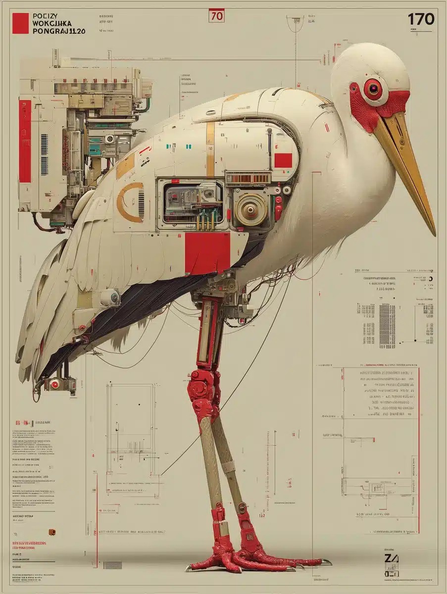 Robotic Stork in Poland