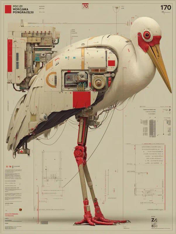 Robotic Stork in Poland
