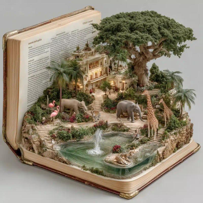 Miniature Zoo in Hyper-Realism