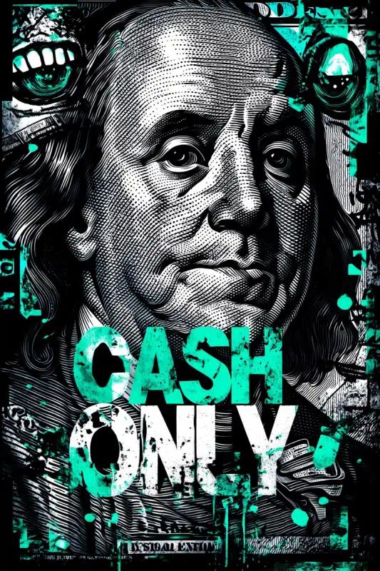 Monochrome Cash Graffiti
