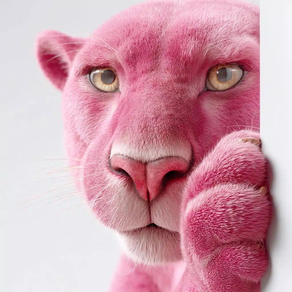 Ultra-Realistic Pink Panther