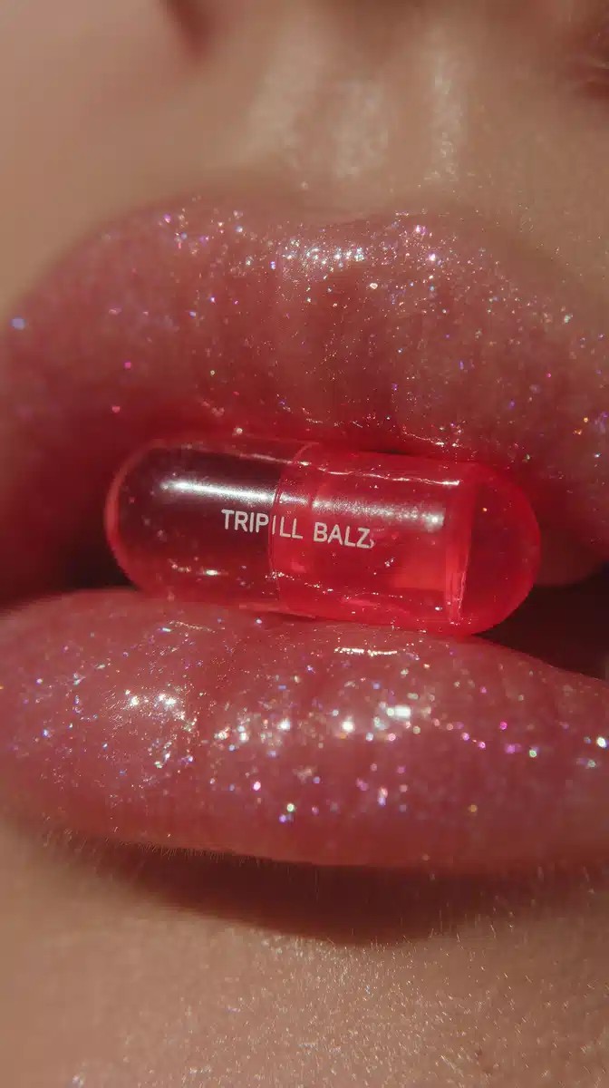 Glossy Lips with Pill