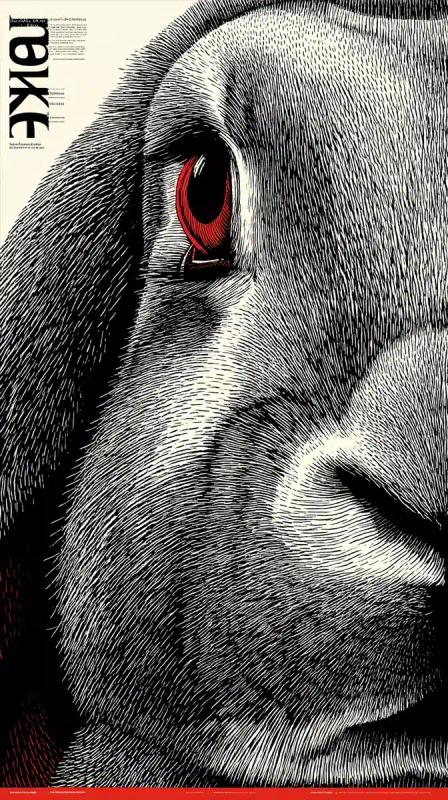 Bauhaus Poster Rabbits and Spectacles