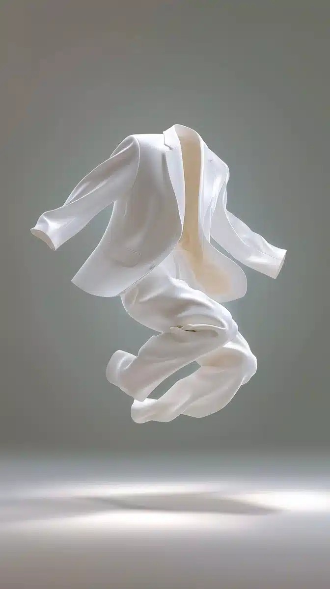 Surreal Floating Business Suit