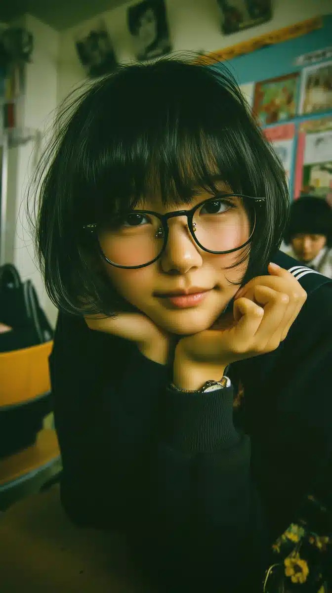 Japanese Schoolgirl Portrait